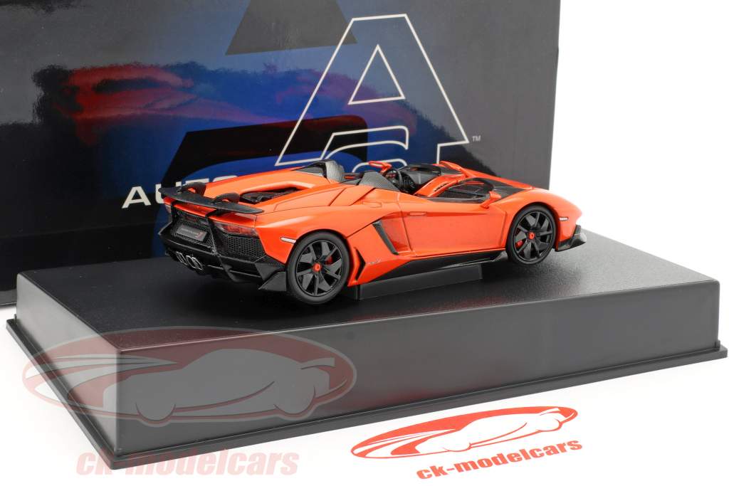 Lamborghini Aventador J Roadster イヤー 2012 オレンジ / 黒 1:43 AUTOart