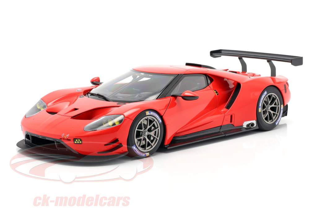 Ford GT LeMans Plain Body Version 赤 1:18 AUTOart