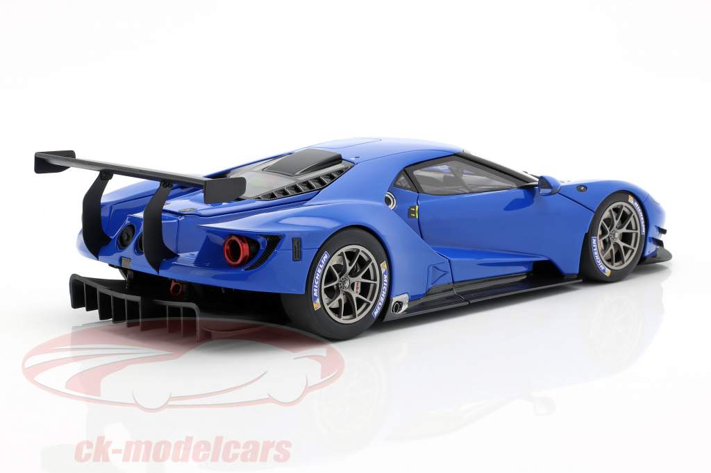 Ford GT LeMans Plain Body Version blue 1:18 AUTOart