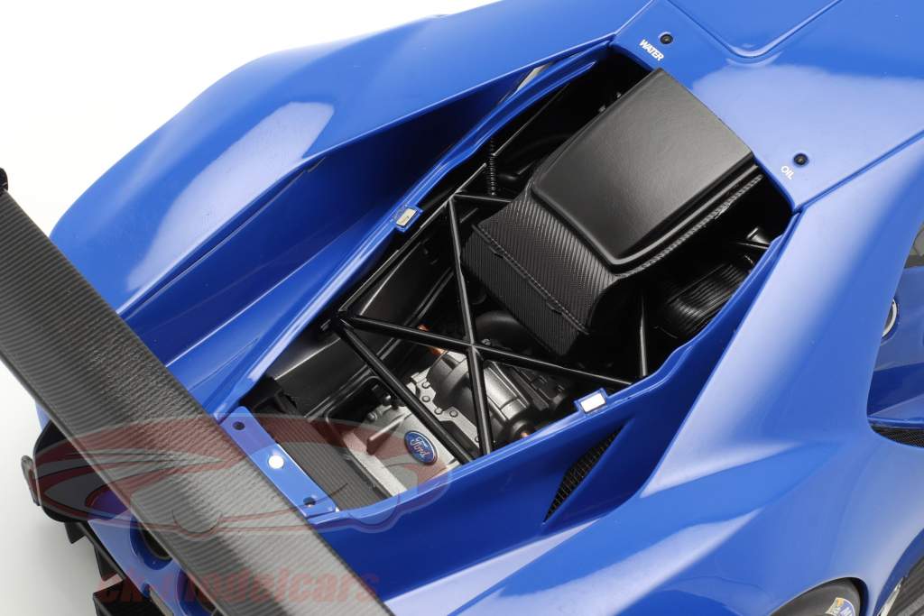 Ford GT LeMans Plain Body Version blue 1:18 AUTOart