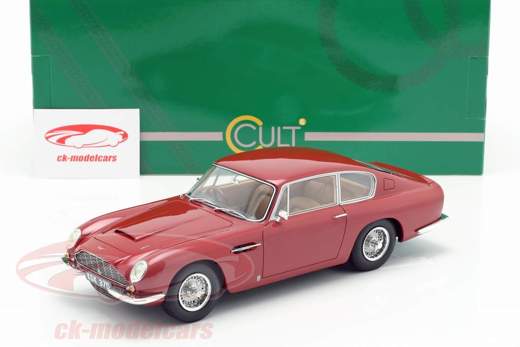 Aston Martin DB6 建造年份 1964 栗色 1:18 Cult Scale