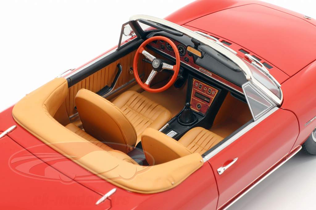 Fiat Dino Spyder Opførselsår 1966 rød 1:18 Cult Scale