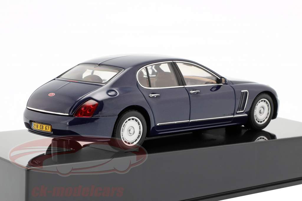 Bugatti EB 118 Женева АВТОСАЛОН 1999 синий металлический 1:43 AUTOart