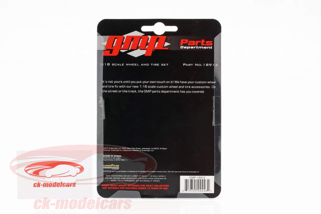 Rims and tire Set For Ford Fairlane (GMP18910) 1:18 GMP