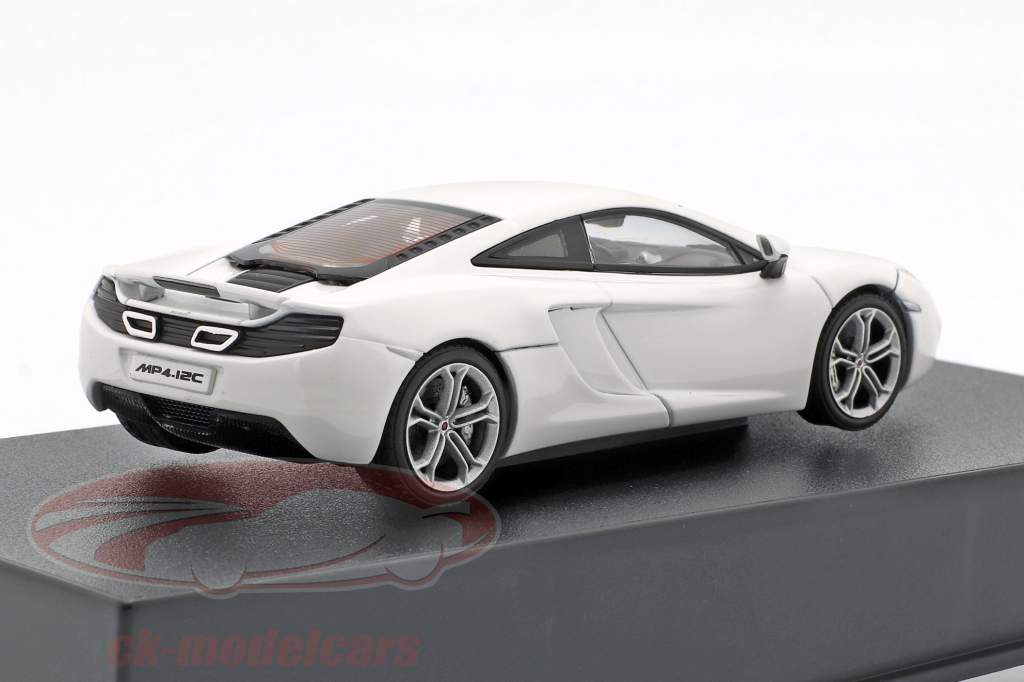 McLaren MP4-12C Jaar 2011 wit metalen 1:43 AUTOart