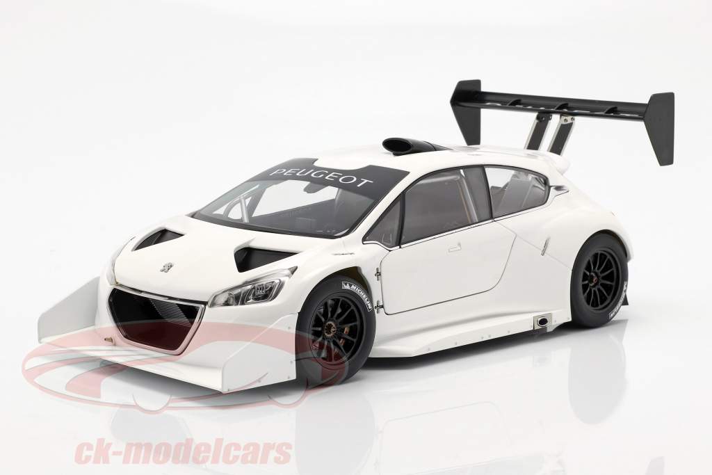 Peugeot 208 T16 Pikes Peak Plain Body Version 2013 branco 1:18 AUTOart