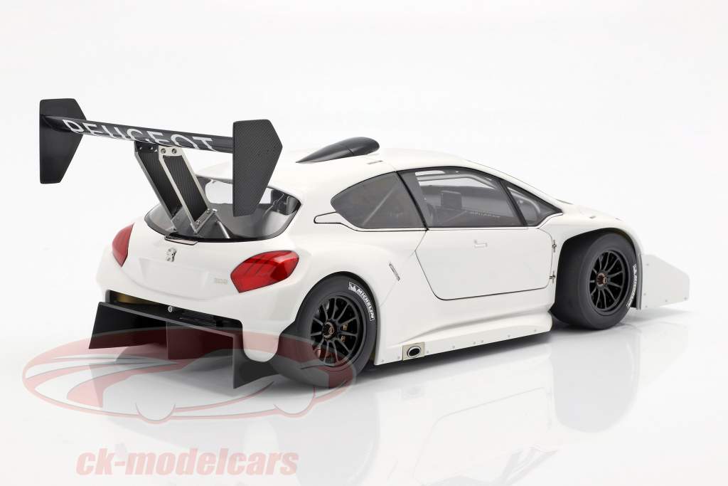 Peugeot 208 T16 Pikes Peak Plain Body Version 2013 branco 1:18 AUTOart