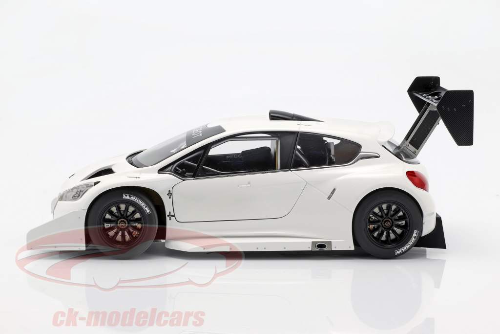 Peugeot 208 T16 Pikes Peak Plain Body Version 2013 branco 1:18 AUTOart