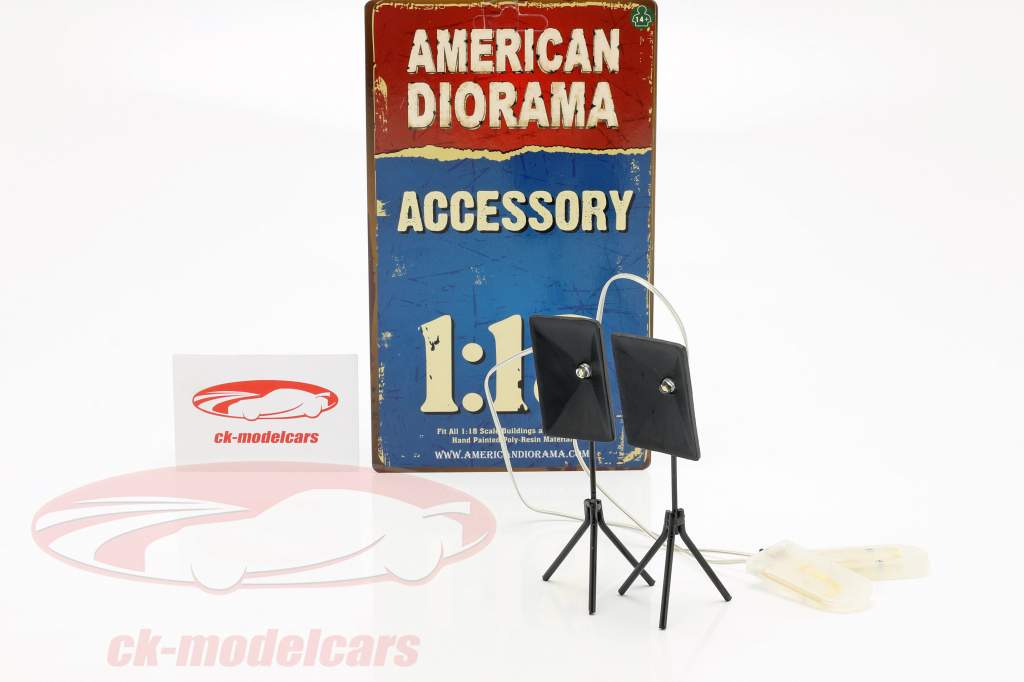 摄影师 灯光 集 1:18 American Diorama