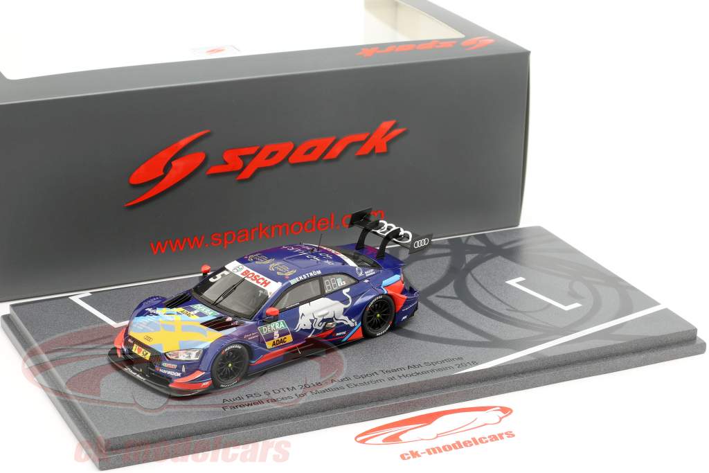 Audi RS 5 DTM #5 farewell races per M. Ekström DTM Hockenheim 2018 1:43 Spark