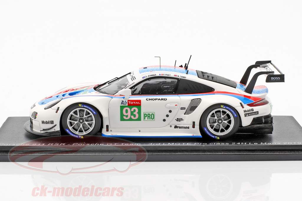 Porsche 911 RSR #93 3ª LMGTE Pro 24h LeMans 2019 Porsche GT Team 1:43 Spark