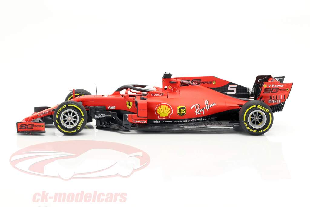 Sebastian Vettel Ferrari SF90 #5 4e Australisch GP formule 1 2019 1:18 BBR