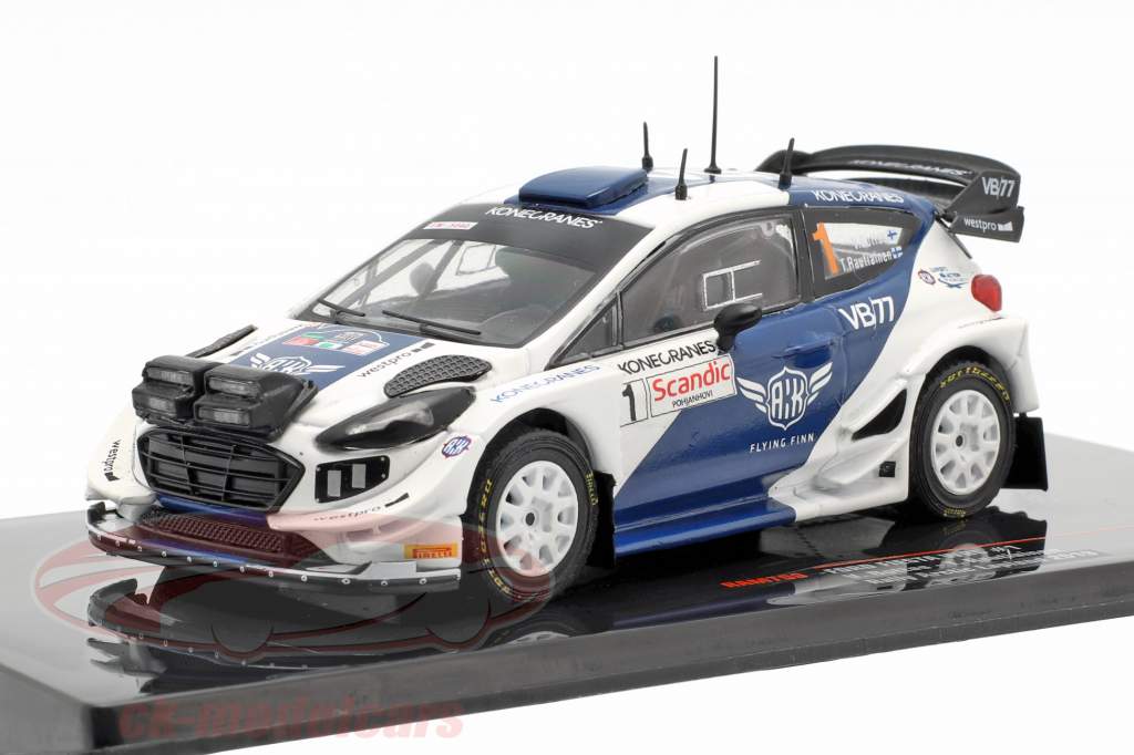 Ford Fiesta WRC #1 第5回 北極圏 ラップランドの Rallye 2019 Bottas, Rautiainen 1:43 Ixo