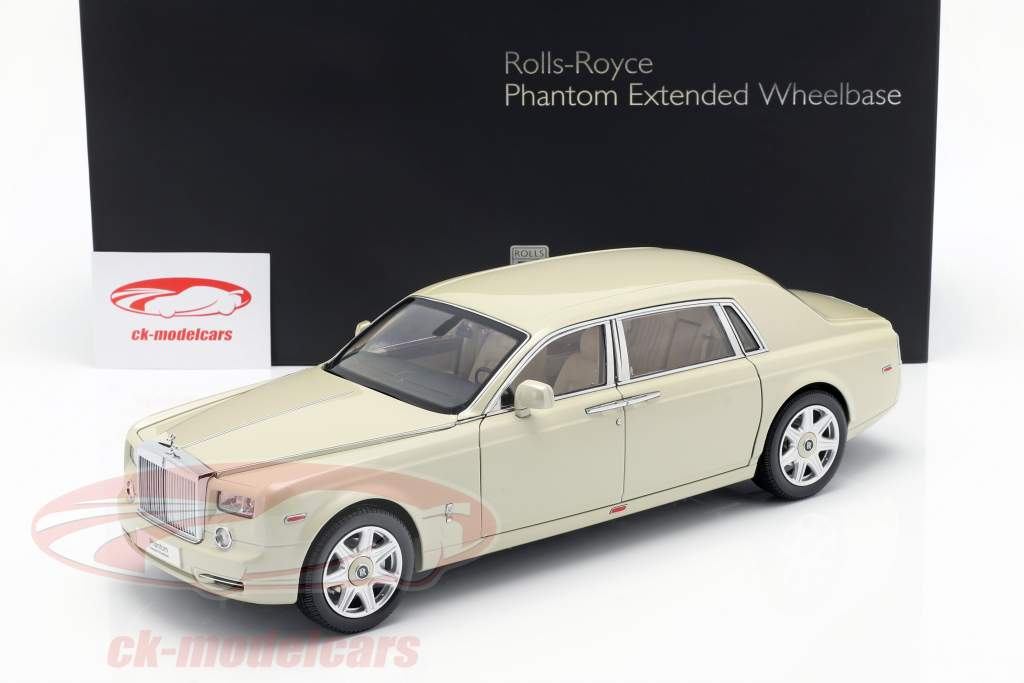 Rolls Royce Phantom EWB Bouwjaar 2012 carrera wit 1:18 Kyosho
