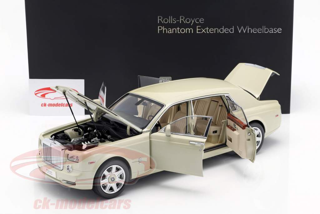 Rolls Royce Phantom EWB ano de construção 2012 carrera branco 1:18 Kyosho