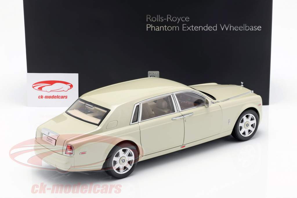 Rolls Royce Phantom EWB year 2012 carrera white 1:18 Kyosho