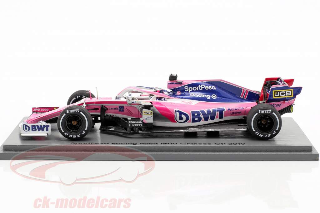DEBOICHET CONCEPT FORMULA RACE 66cm フィン Spark 1:43 Sergio Perez Racing Point RP19 #11 Chinese GP