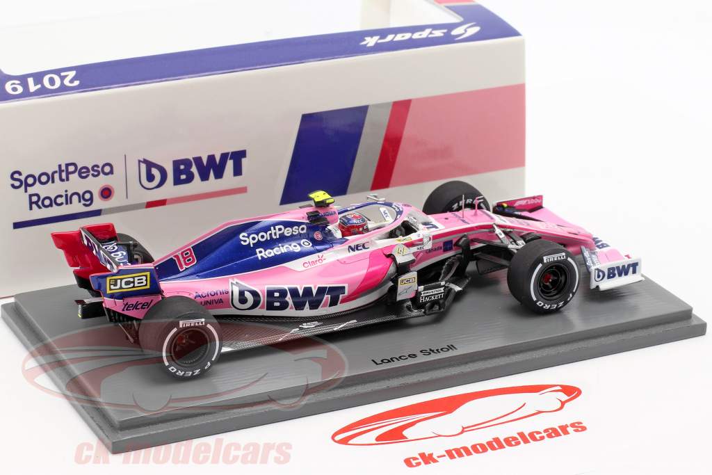 Lance Stroll Racing Point RP19 #18 китайский GP формула 1 2019 1:43 Spark