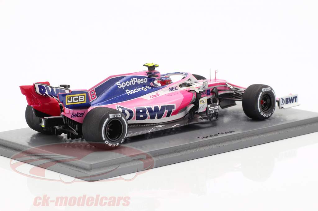 Lance Stroll Racing Point RP19 #18 chinois GP formule 1 2019 1:43 Spark