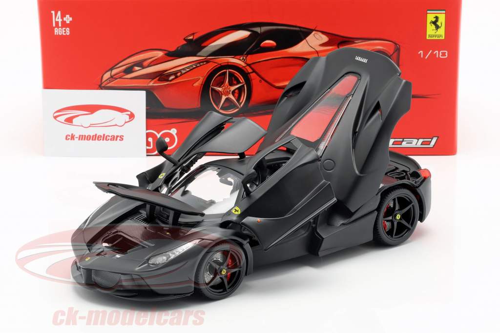 Ferrari LaFerrari Year 2013 mat black 1:18 Bburago Signature