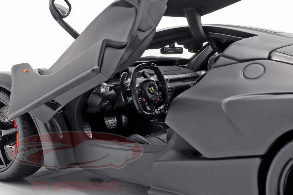 Ferrari LaFerrari Year 2013 mat black 1:18 Bburago Signature