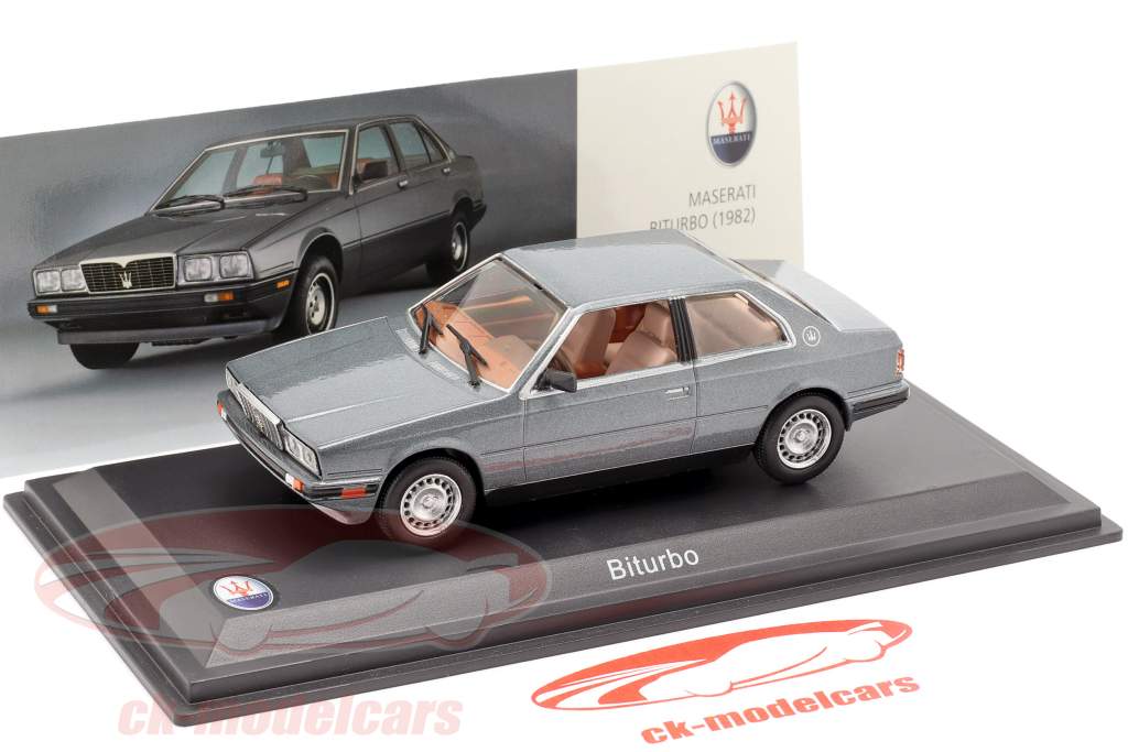 Maserati Biturbo année 1982 bluegray 1:43 Leo Models