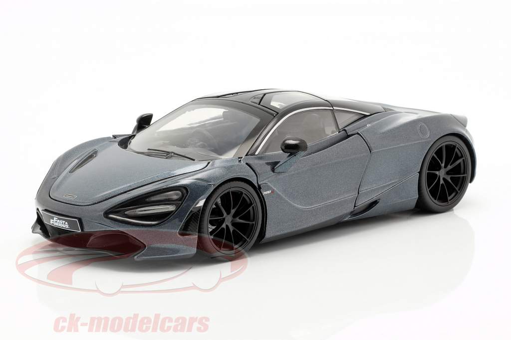 Shaw's McLaren 720S film Fast & Furious Hobbs & Shaw (2019) grå metallisk 1:24 Jada Toys