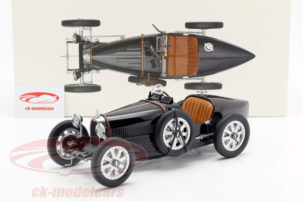 Bugatti T35 año de construcción 1925 negro 1:12 Norev