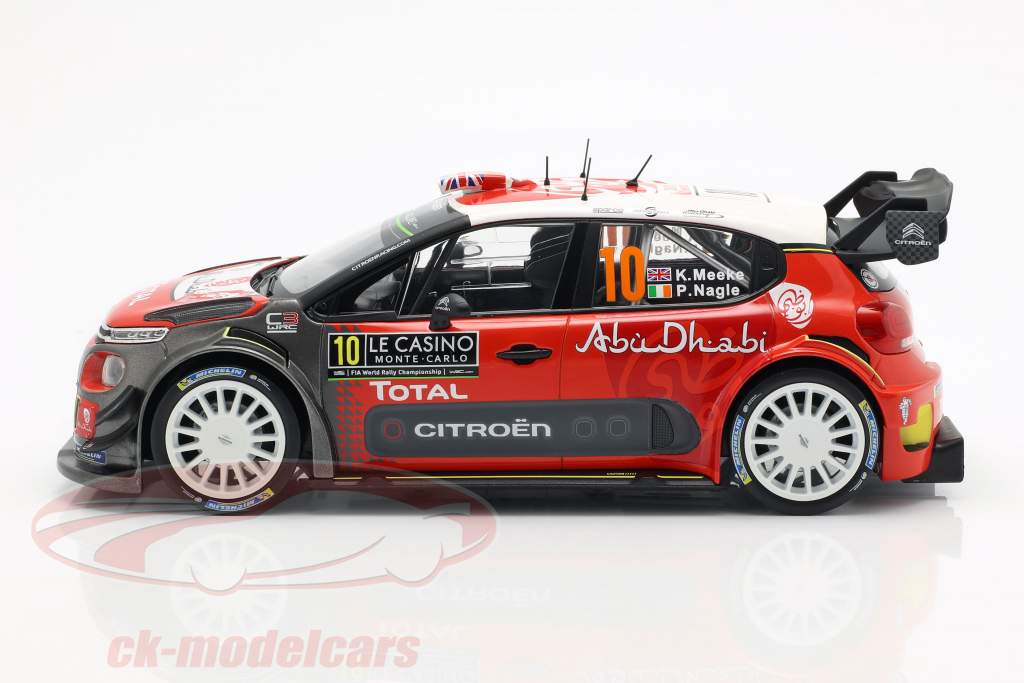 Citroen C3 WRC #10 4. Rallye Monte Carlo 2018 Meeke, Nagle 1:18 Norev
