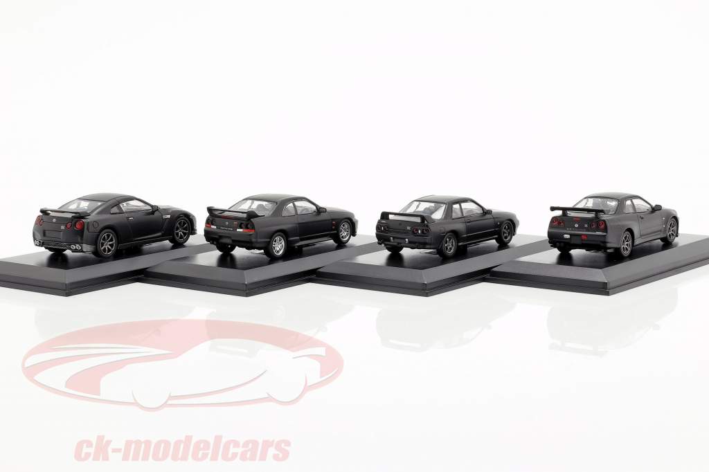4-Car Set Nissan GT-R 50th Anniversary 1:64 Kyosho