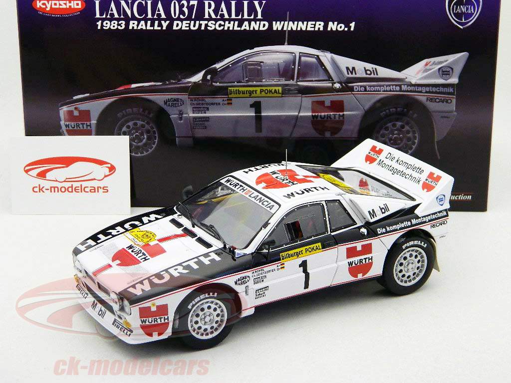 Lancia 037 #1 Röhrl, Geistdörfer Winner Rally Germany 1983 1:18 Kyosho