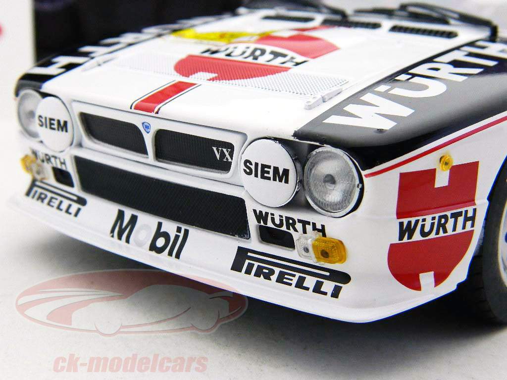 Lancia 037 #1 Röhrl, Geistdörfer Winner Rally Germany 1983 1:18 Kyosho