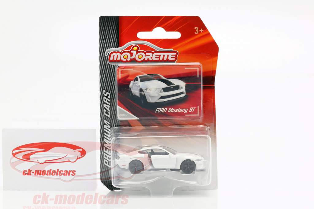 Ford Mustang GT branco 1:64 Majorette