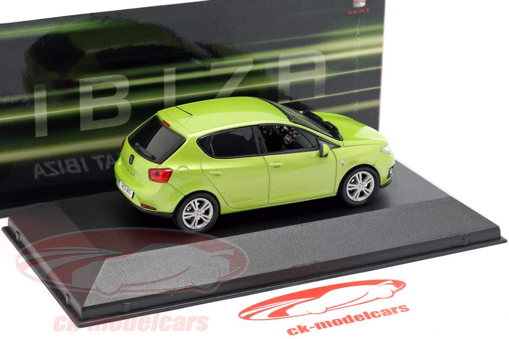 Seat Ibiza IV Baujahr 2008-2017 amarillo citrus grün metallic 1:43 Seat