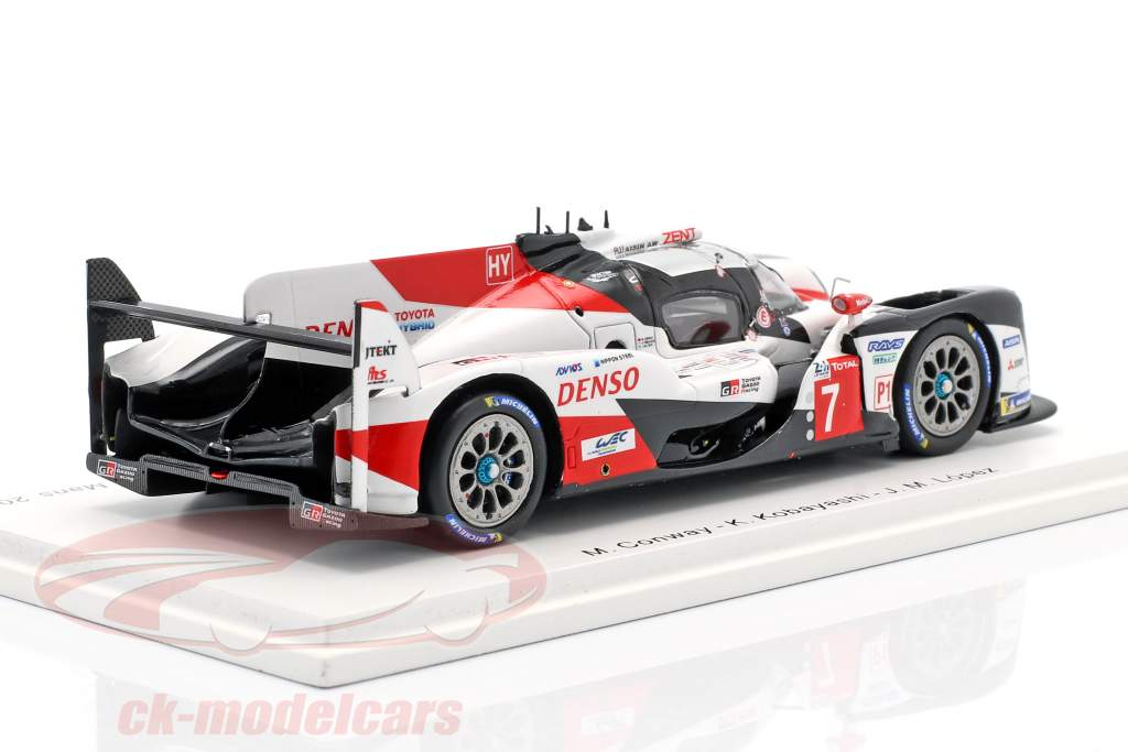 Toyota TS050 Hybrid #7 segundo 24h LeMans 2019 Conway, Kobayashi, Lopez 1:43 chispa