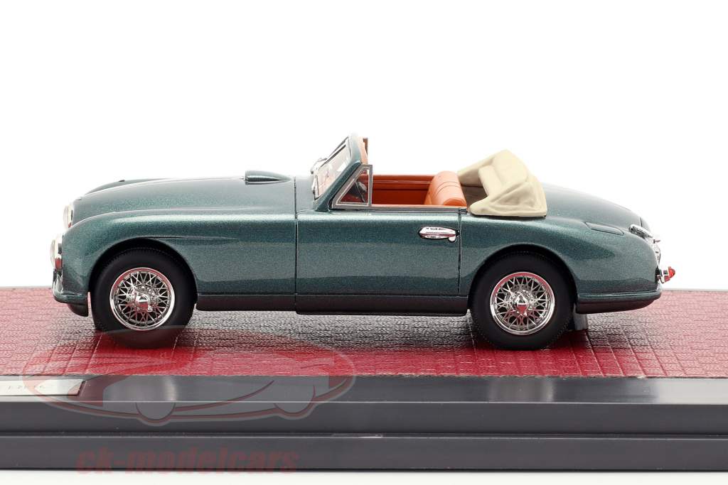 Aston Martin DB2 Vantage DHC Open Top 1951 verde metálico 1:43 Matrix