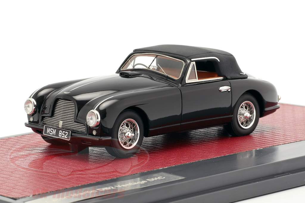 Aston Martin DB2 Vantage DHC Closed Top 1951 black 1:43 Matrix