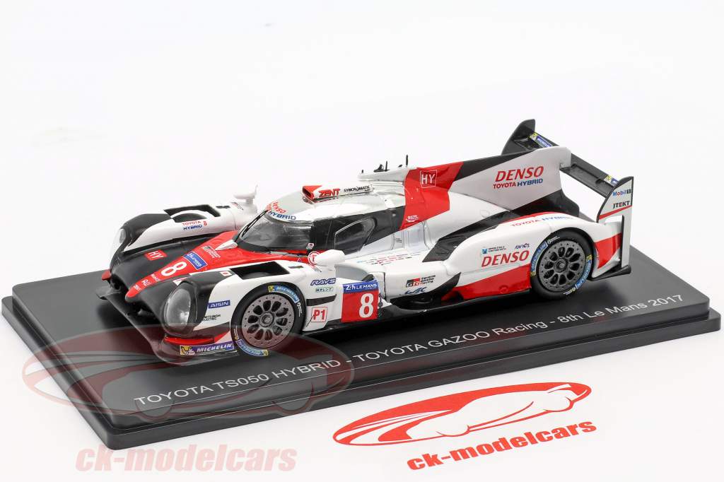 Toyota TS050 Hybrid #8 octavo 24h LeMans 2017 Buemi, Davidson, Nakajima 1:43 Spark