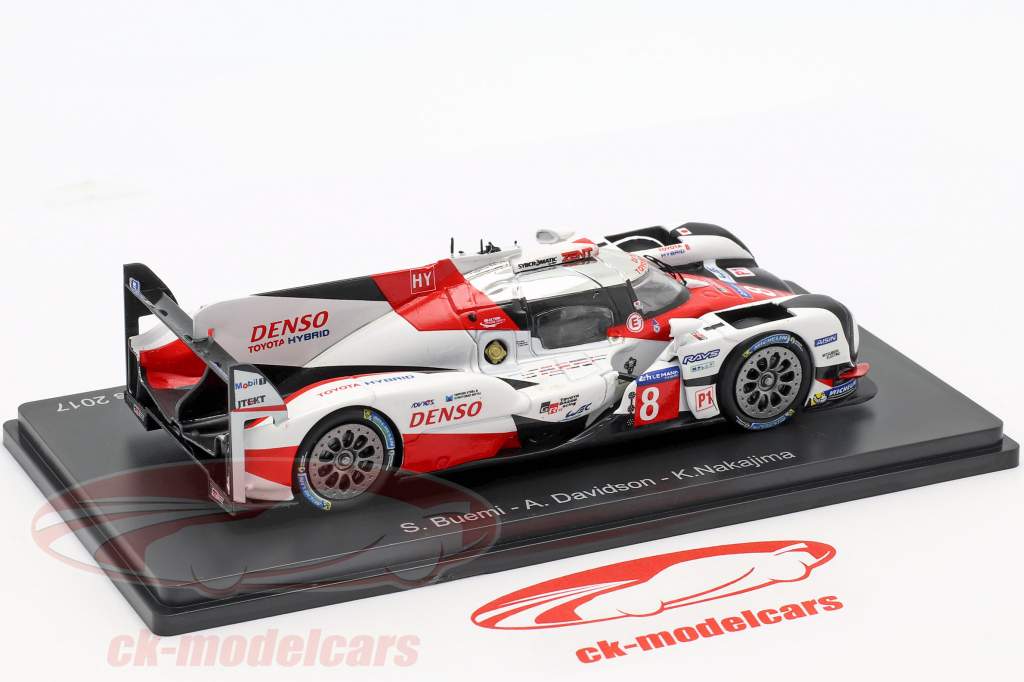 Toyota TS050 Hybrid #8 octavo 24h LeMans 2017 Buemi, Davidson, Nakajima 1:43 Spark