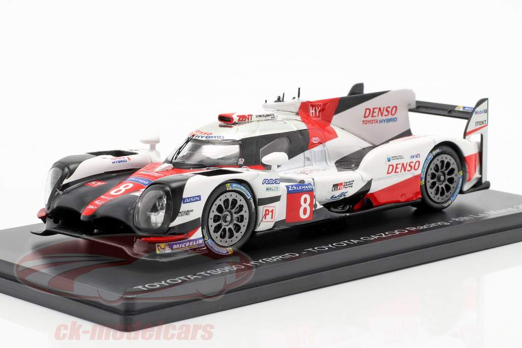 Toyota TS050 Hybrid #8 octavo 24h LeMans 2017 Buemi, Davidson, Nakajima 1:43 Spark