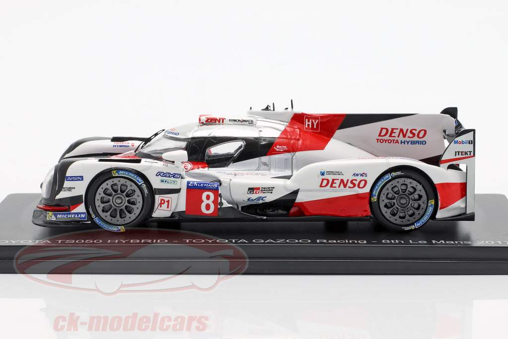 Toyota TS050 Hybrid #8 octavo 24h LeMans 2017 Buemi, Davidson, Nakajima 1:43 Spark