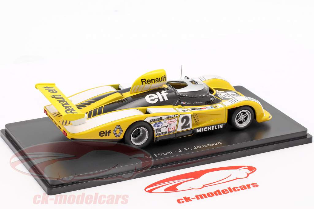 Renault Alpine A442 #2 ganador 24h LeMans 1978 Pironi, Jaussaud 1:43 Spark