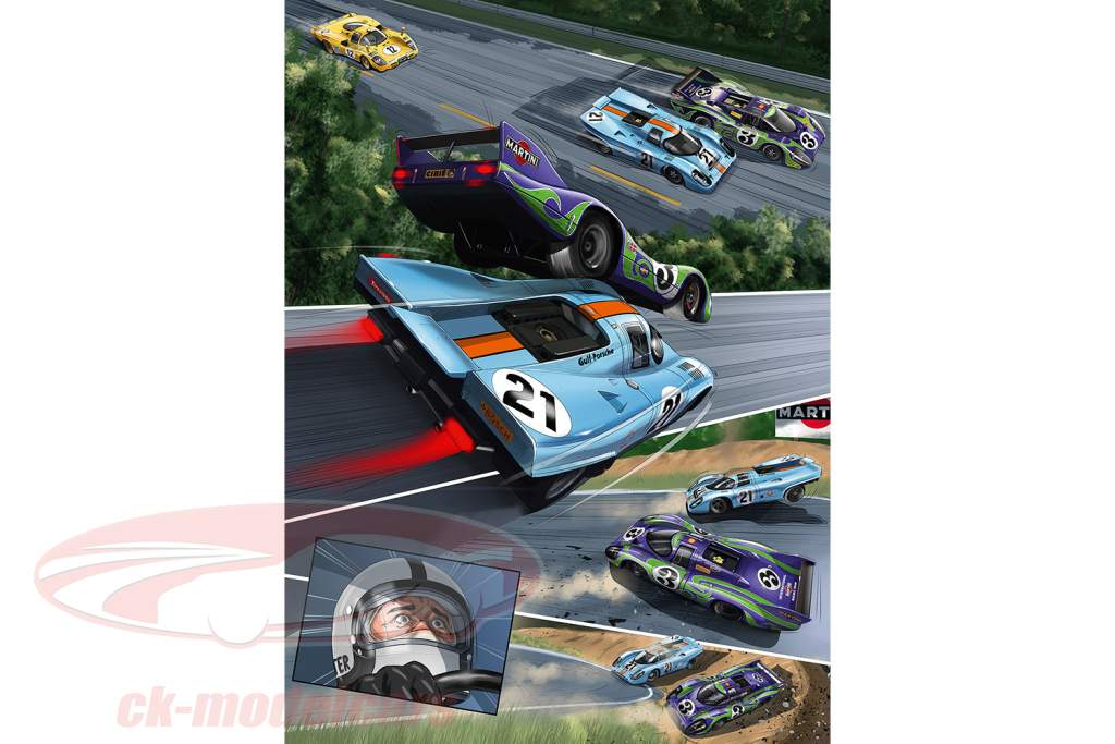 fumetto: e Steve McQueen creato LeMans (Tedesco) / da Sandro Garbo