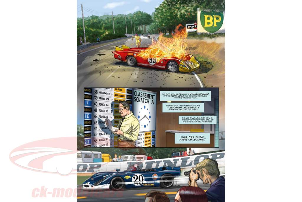 tegneserie: og Steve McQueen skabt LeMans (Engelsk) / af Sandro Garbo