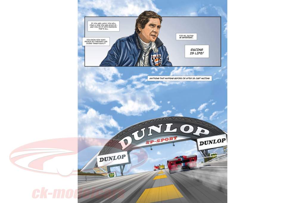 Comic: And Steve McQueen created LeMans (englisch) / von Sandro Garbo
