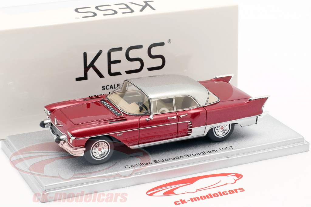 Cadillac Eldorado Brougham year 1957 red / silver 1:43 KESS