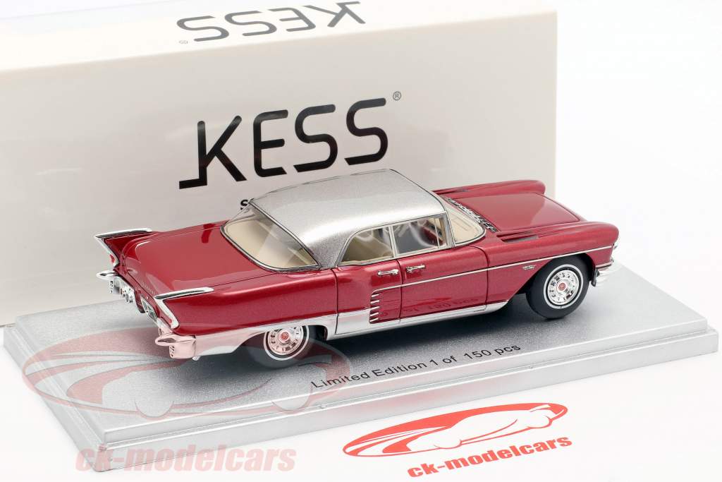 Cadillac Eldorado Brougham year 1957 red / silver 1:43 KESS