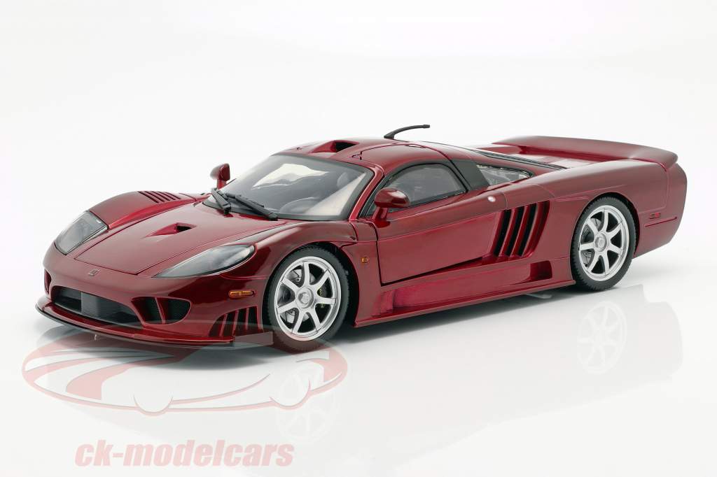 Saleen S7 Twin Turbo anno di costruzione 2005 rosso metallico 1:12 MotorMax