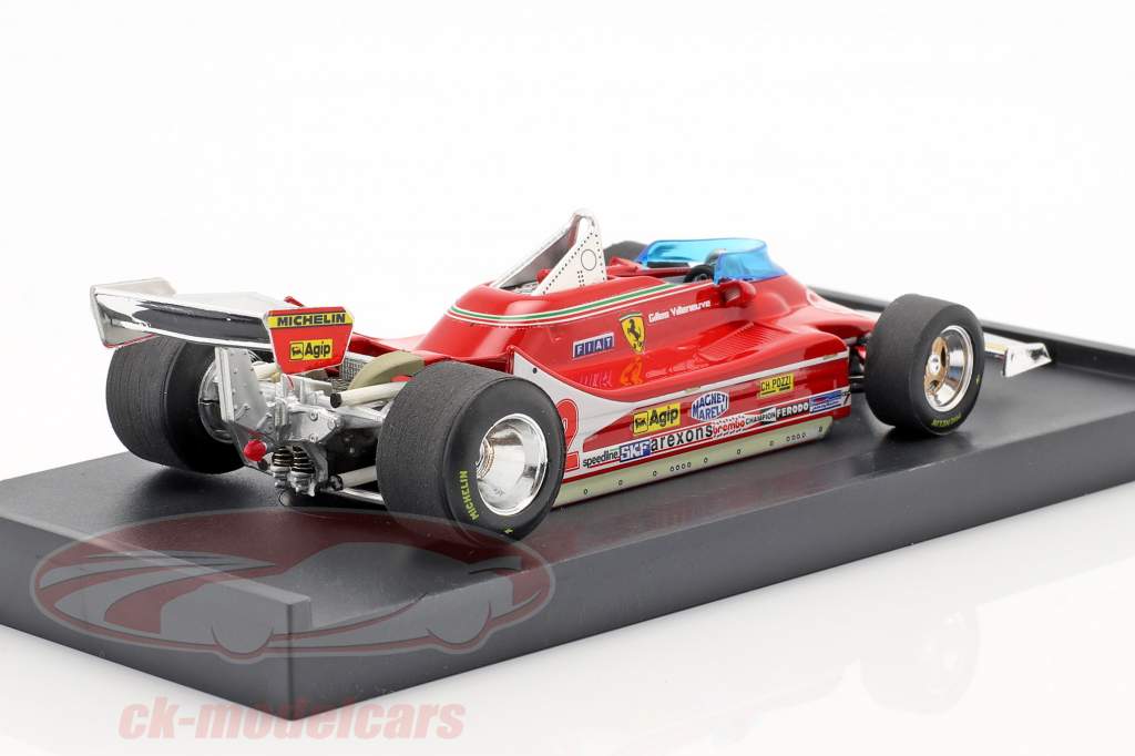 Gilles Villeneuve Ferrari 312T4 #12 2nd Frankreich GP Formel 1 1979 1:43 Brumm