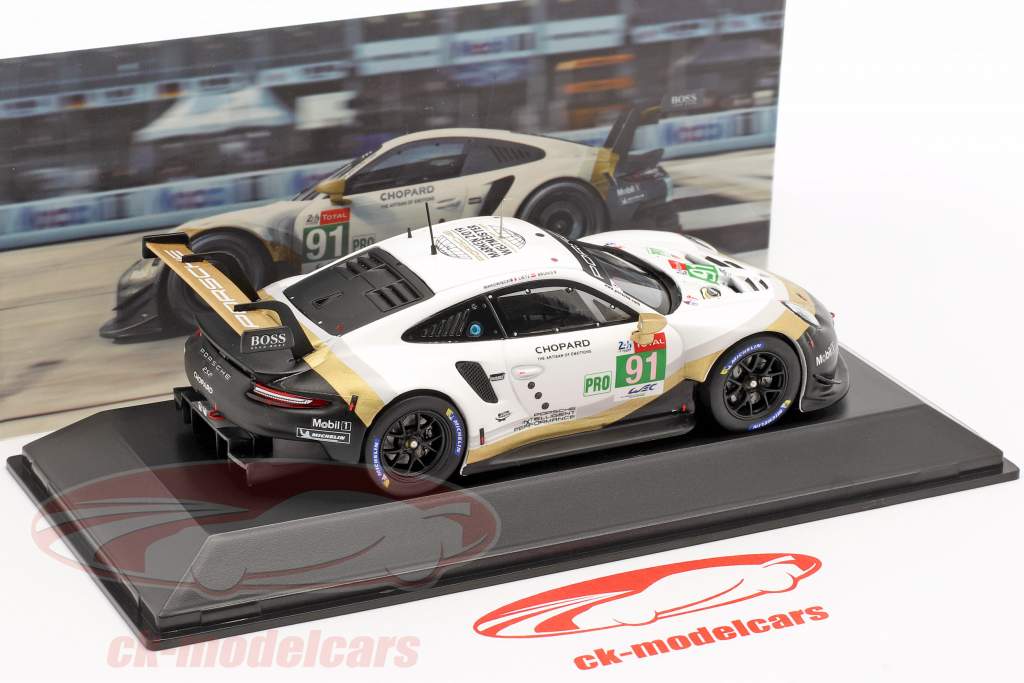 Porsche 911 RSR #91 世界冠军 WEC SuperSeason 2018/2019 24hLeMans 1:43 Spark